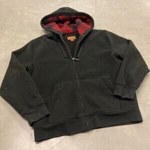 vintage flannel lined outdoor life sweatshirt